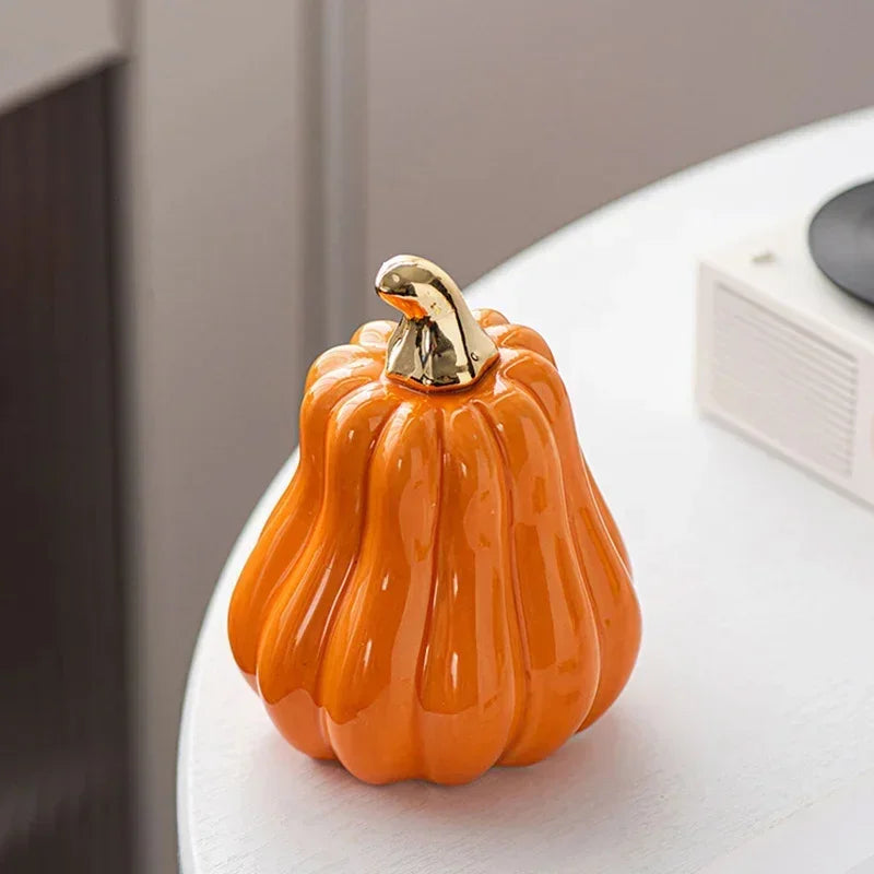 Autumn Atelier Porcelain Pumpkin Sculpture