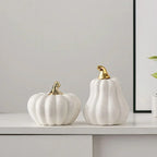Autumn Atelier Porcelain Pumpkin Sculpture