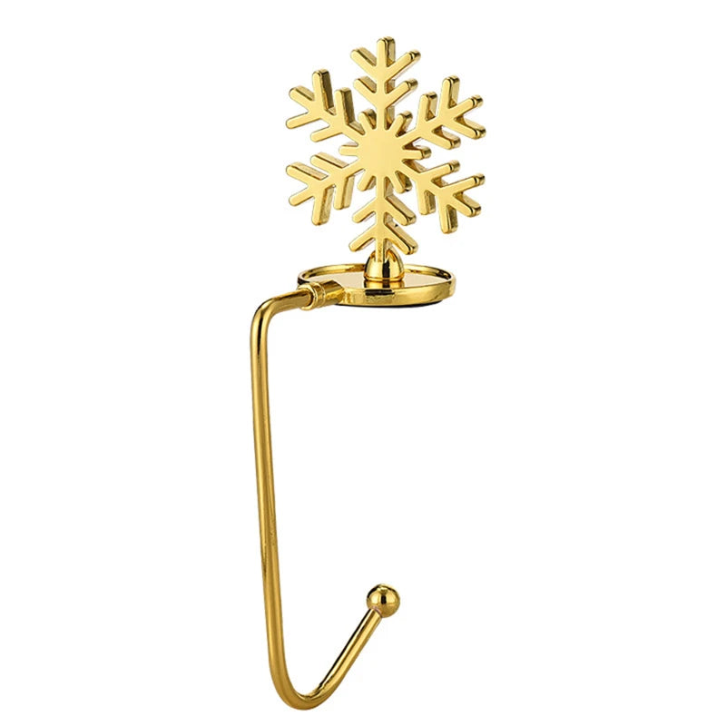 Metal Christmas Stocking Holders - Reindeer, Tree, Snowflake & Snowman Designs