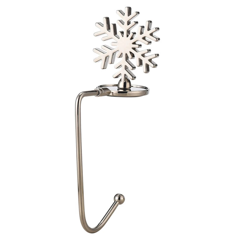 Metal Christmas Stocking Holders - Reindeer, Tree, Snowflake & Snowman Designs