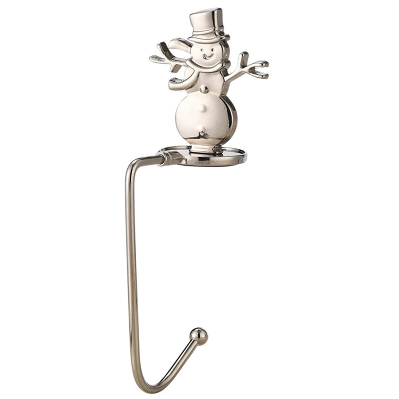 Metal Christmas Stocking Holders - Reindeer, Tree, Snowflake & Snowman Designs