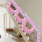 Kitschmas Pink Metallic Tinsel Garland