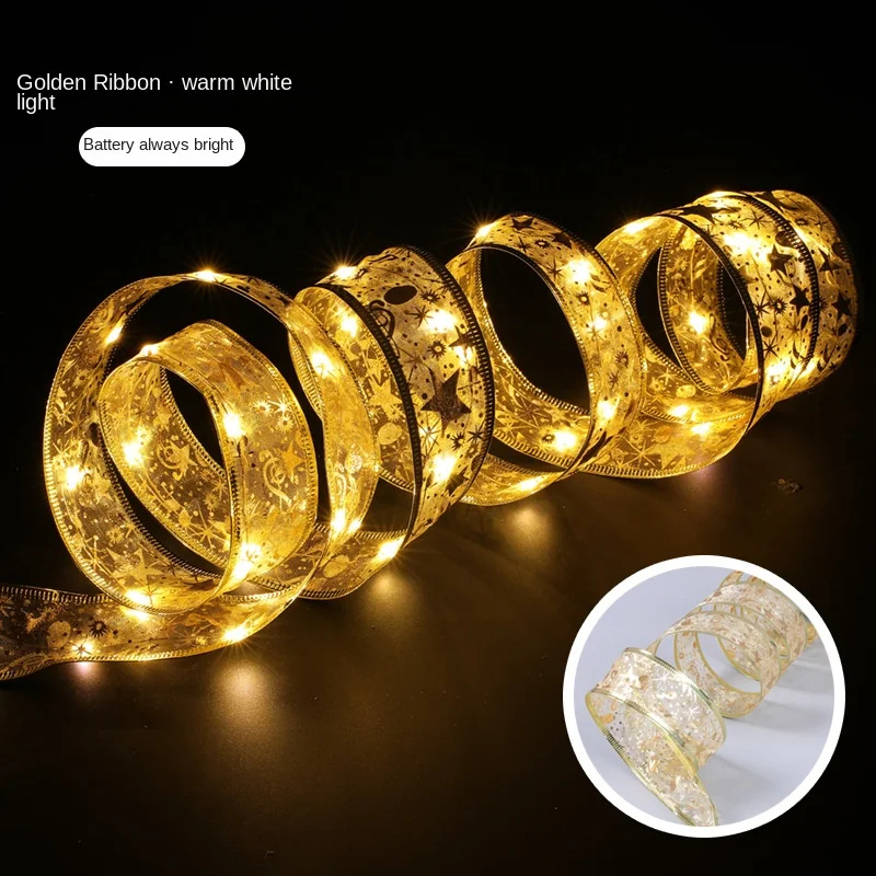 Illuminated Christmas Ribbon Lights