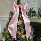 Oversized Satin Bow Tree Topper (120cm)