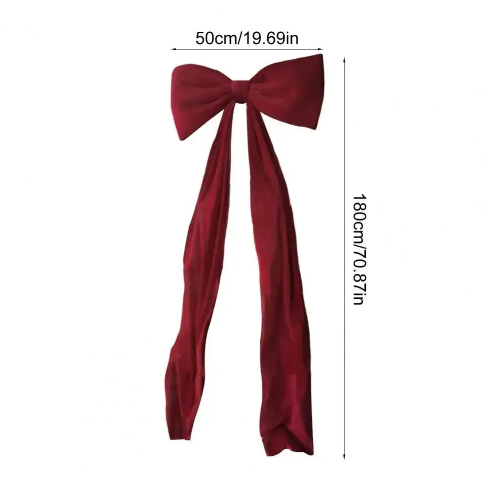 Oversized Elegant Satin Bow Tree Topper (180cm)
