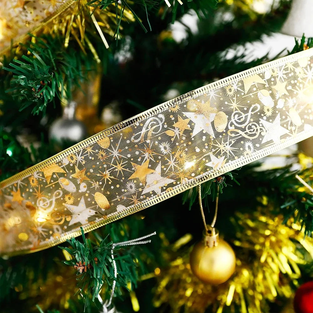 Illuminated Christmas Ribbon Lights