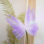 Oversized Iridescent Butterfly Decoration
