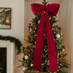 Oversized Elegant Satin Bow Tree Topper (180cm)