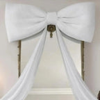 Oversized Elegant Satin Bow Tree Topper (180cm)